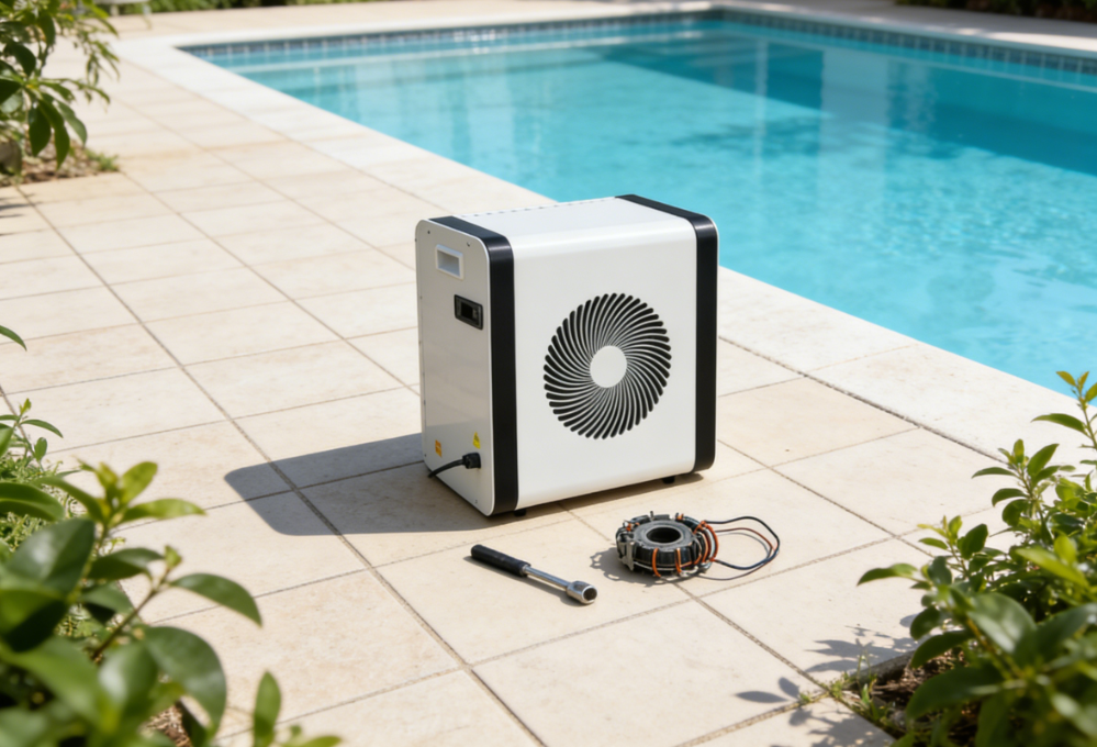 energy efficient mini pool heat pump